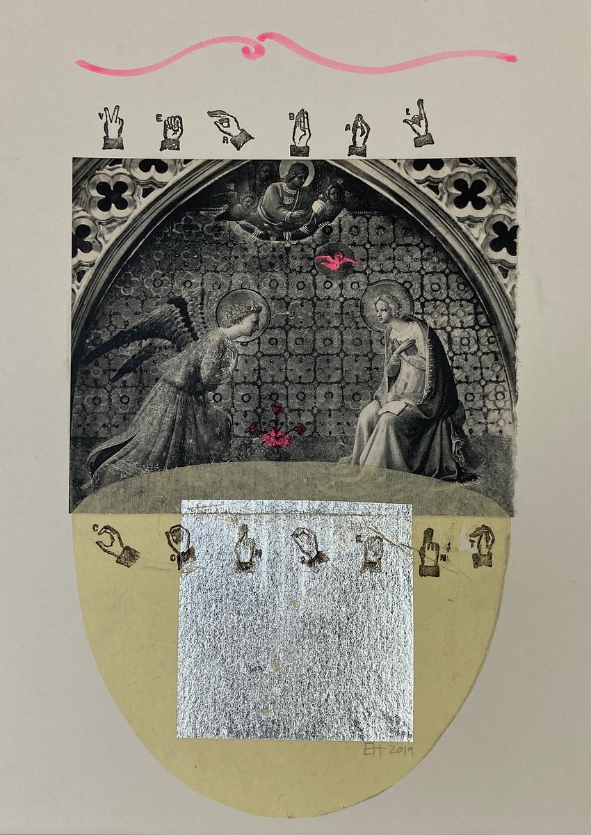 Verbal Consent(Annunciation) 'I am the Lord's servant,' Mary answered. 'May it be to me as you have said.' Gabriel, with his smooth talking, got Mary to buy into the idea of getting laid by God.