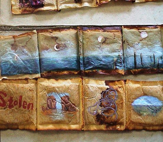 teabag books (detail)